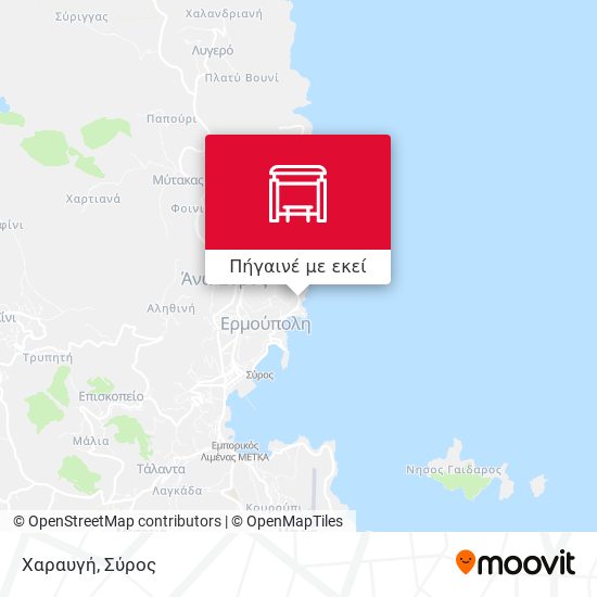 Χαραυγή χάρτης