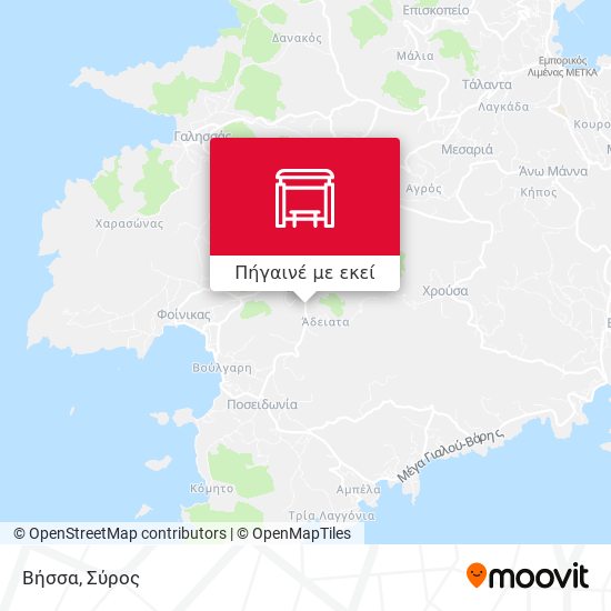 Βήσσα χάρτης