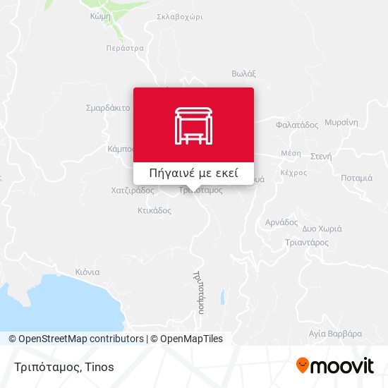 Τριπόταμος χάρτης