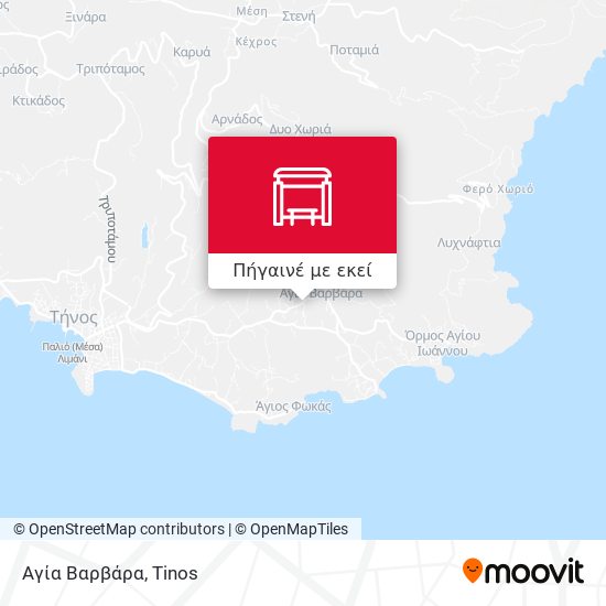 Αγία Βαρβάρα χάρτης