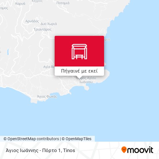 Άγιος Ιωάννης - Πόρτο 1 χάρτης