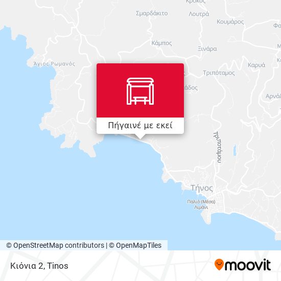 Κιόνια 2 χάρτης