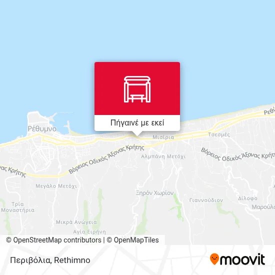 Περιβόλια χάρτης