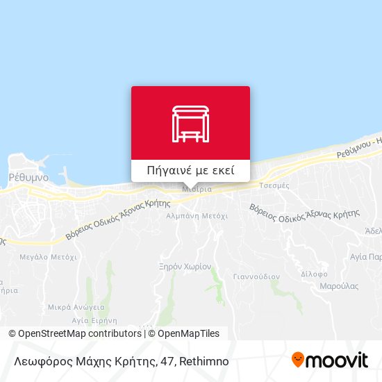 Λεωφόρος Μάχης Κρήτης, 47 χάρτης