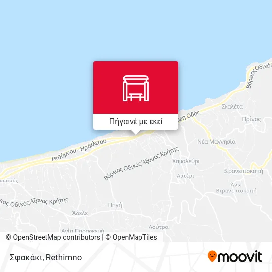 Σφακάκι χάρτης