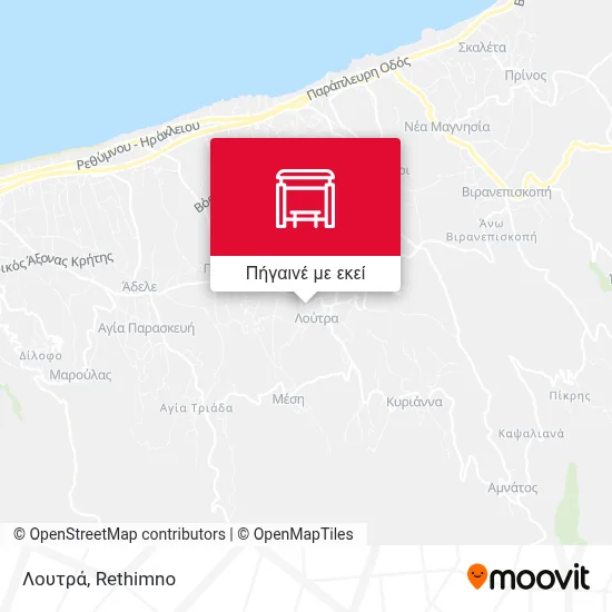 Λουτρά χάρτης