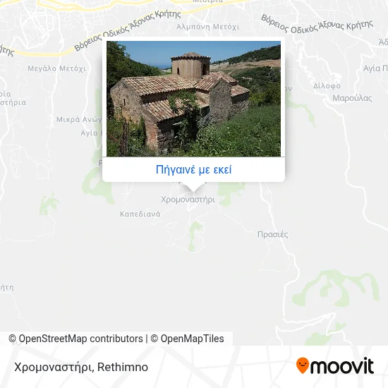 Χρομοναστήρι χάρτης