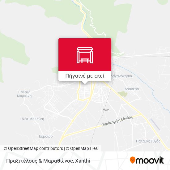 Πραξιτέλους & Μαραθώνος χάρτης
