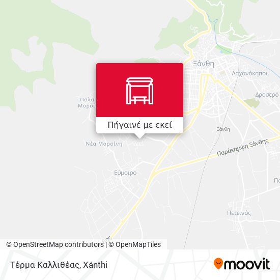 Τέρμα Καλλιθέας χάρτης