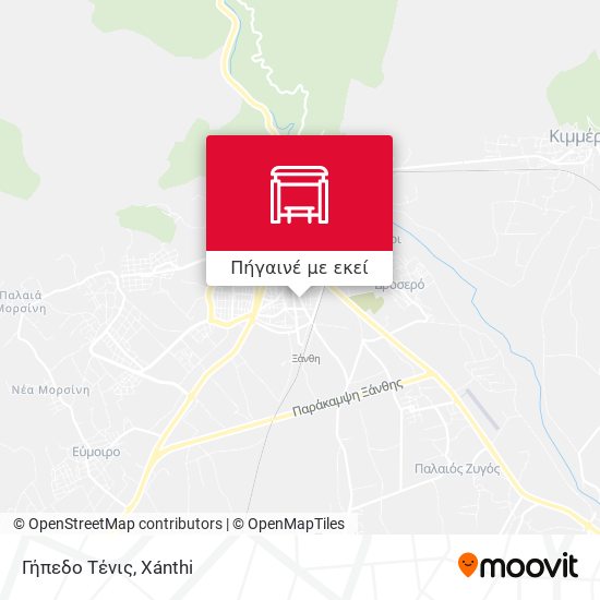 Γήπεδο Τένις χάρτης