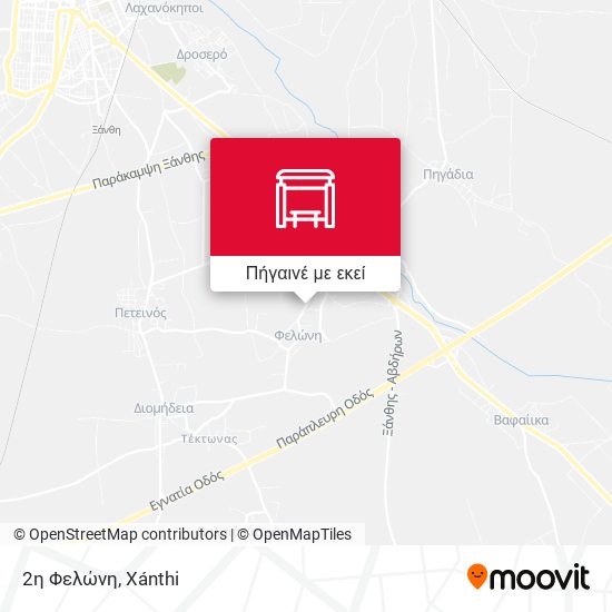 2η Φελώνη χάρτης