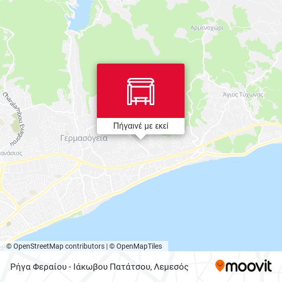 Ρήγα Φεραίου - Ιάκωβου Πατάτσου χάρτης