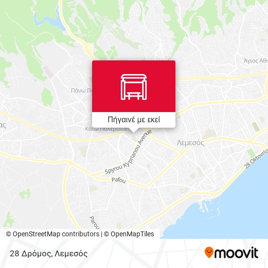 28 Δρόμος χάρτης