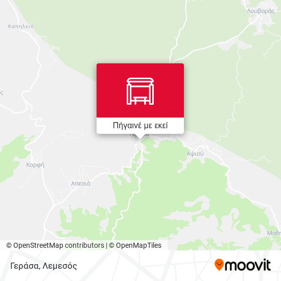 Γεράσα χάρτης