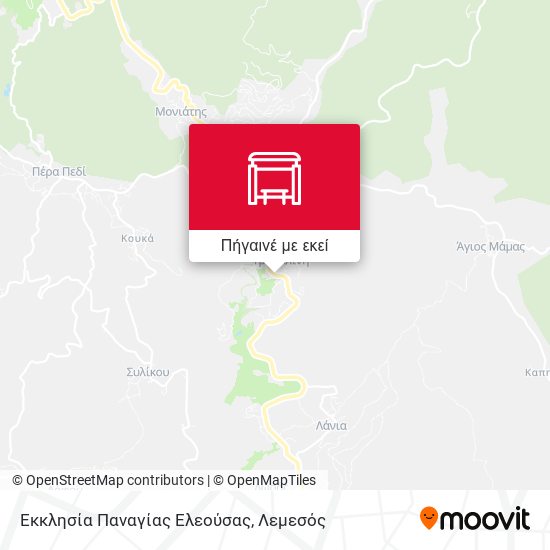 Εκκλησία Παναγίας Ελεούσας χάρτης