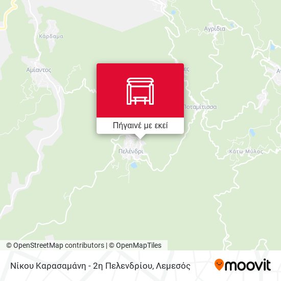 Νίκου Καρασαμάνη - 2η Πελενδρίου χάρτης