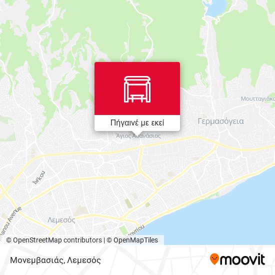 Μονεμβασιάς χάρτης