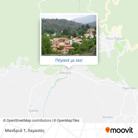 Μανδριά 1 χάρτης