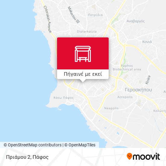 Πριάμου 2 χάρτης