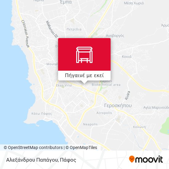 Αλεξάνδρου Παπάγου χάρτης