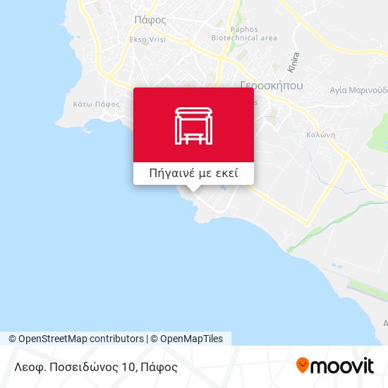Λεοφ. Ποσειδώνος 10 χάρτης