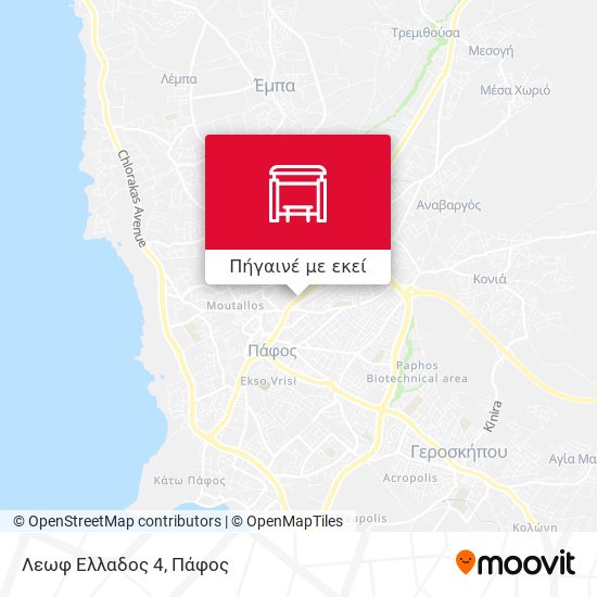 Λεωφ Ελλαδος 4 χάρτης