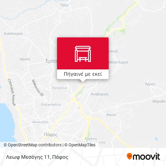 Λεωφ Μεσόγης 11 χάρτης