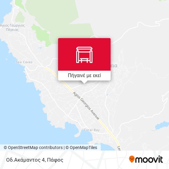 Οδ.Ακάμαντος 4 χάρτης
