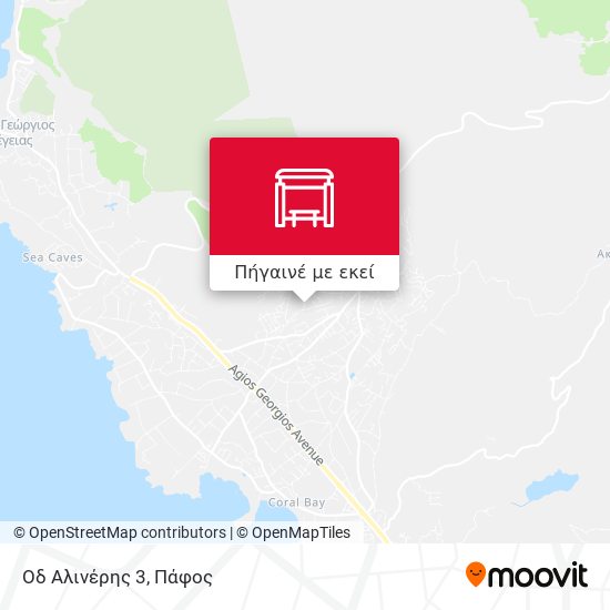 Οδ Αλινέρης 3 χάρτης