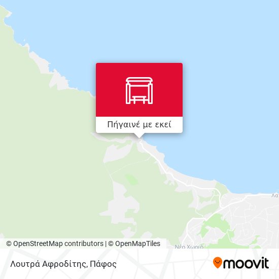 Λουτρά Αφροδίτης χάρτης