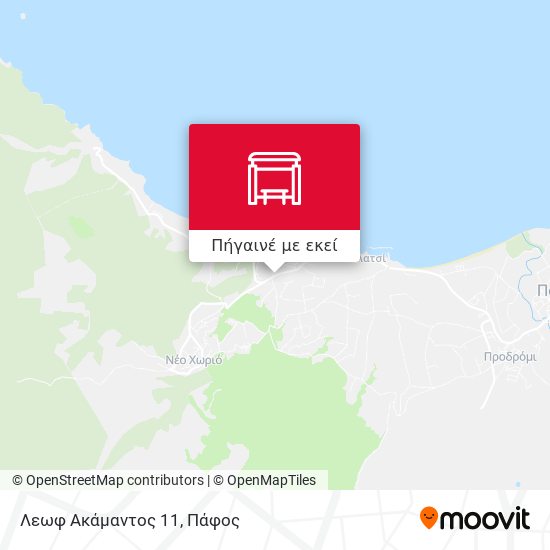 Λεωφ Ακάμαντος 11 χάρτης