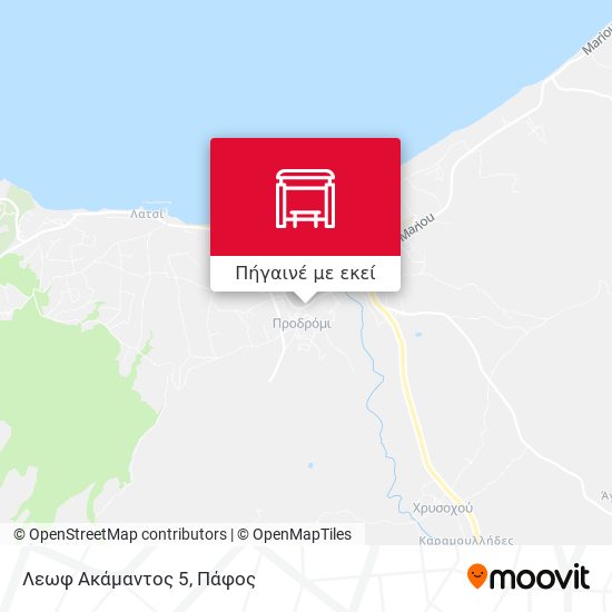 Λεωφ Ακάμαντος 5 χάρτης