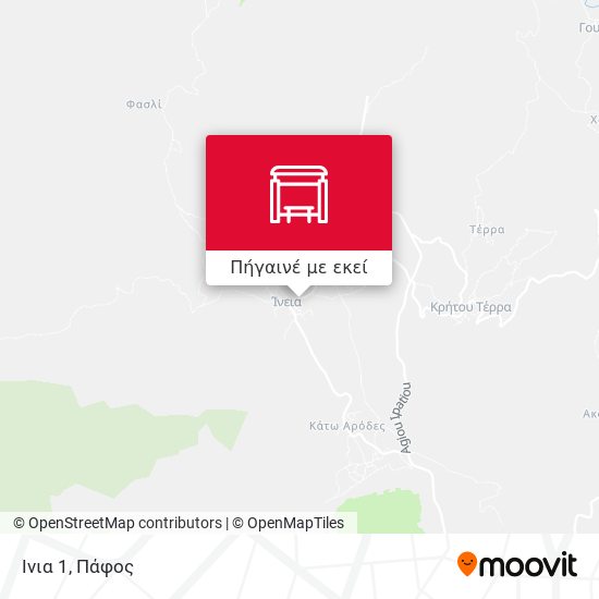 Ίνια 1 χάρτης