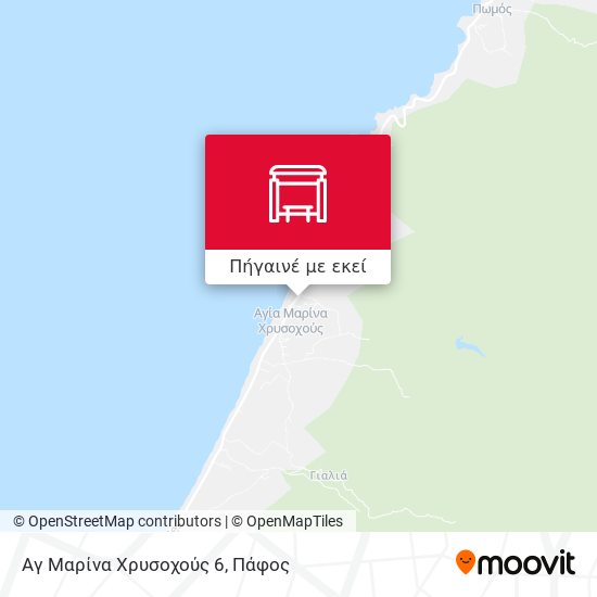 Αγ Μαρίνα Χρυσοχούς 6 χάρτης