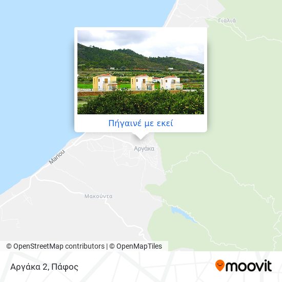 Αργάκα 2 χάρτης
