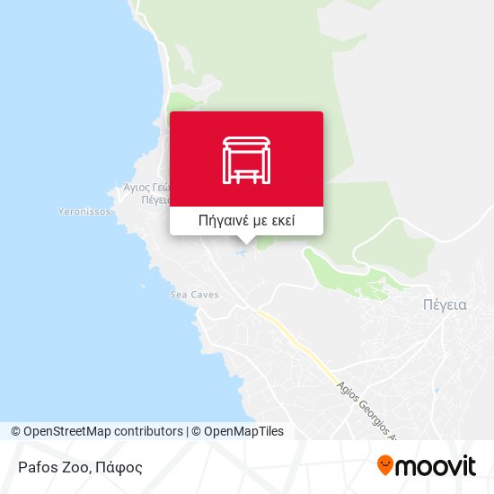 Pafos Zoo χάρτης