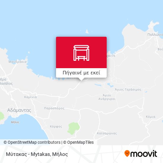 Μύτακας - Mytakas χάρτης