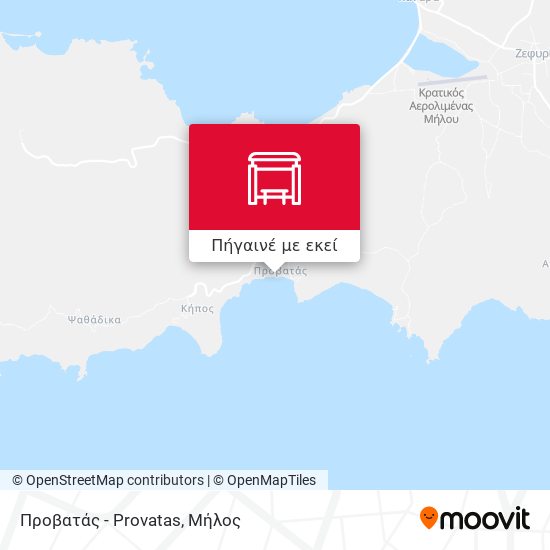 Προβατάς - Provatas χάρτης