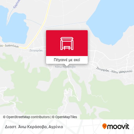 Διαστ. Άνω Κεράσοβο χάρτης