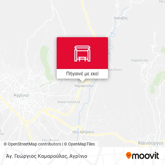 Άγ. Γεώργιος Καμαρούλας χάρτης