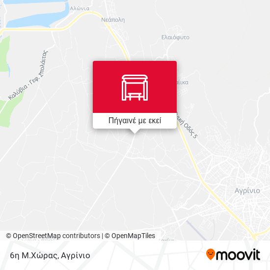6η Μ.Χώρας χάρτης