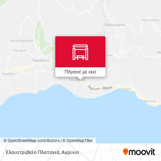 Ελαιοτριβείο Πλατανιά χάρτης