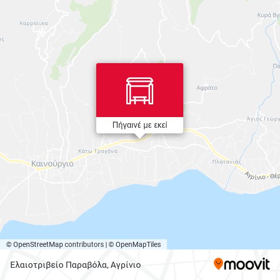 Ελαιοτριβείο Παραβόλα χάρτης