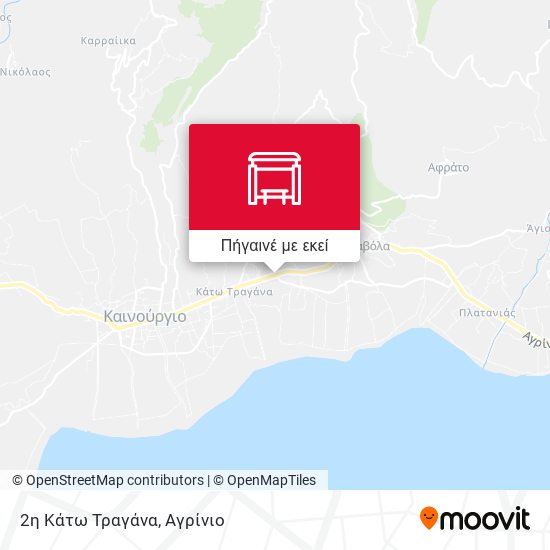 2η Κάτω Τραγάνα χάρτης