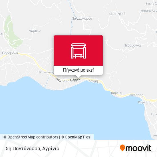 5η Παντάνασσα χάρτης