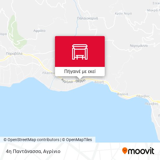 4η Παντάνασσα χάρτης