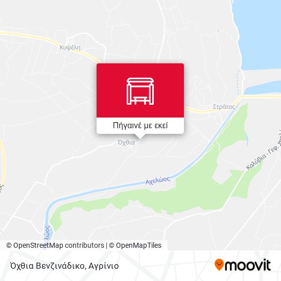 Όχθια Βενζινάδικο χάρτης