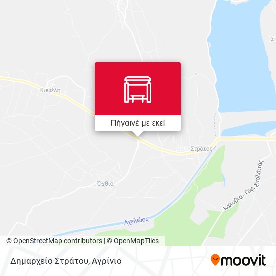 Δημαρχείο Στράτου χάρτης