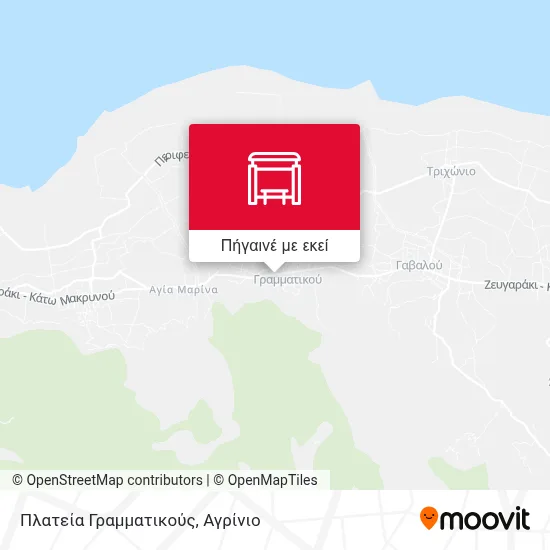 Πλατεία Γραμματικούς χάρτης