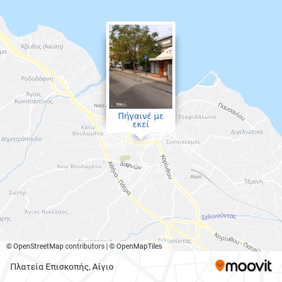 Πλατεία Επισκοπής χάρτης